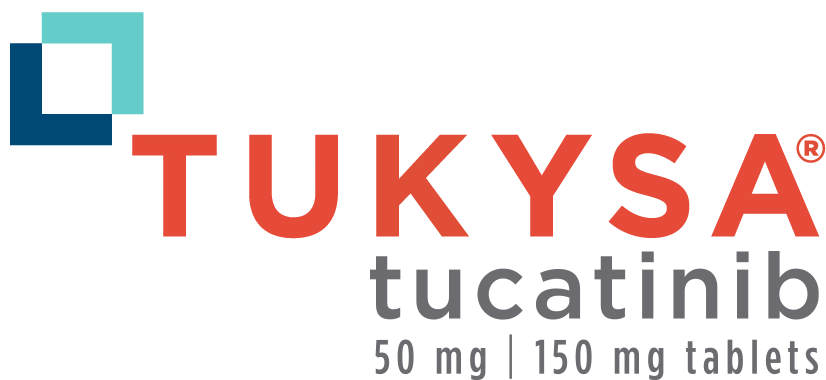 TUKYSA® (tucatinib) tablets logo TUKYSA® (tucatinib) tablets logo
